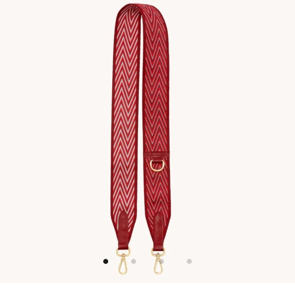 Senreve Red Statement Chevron Shoulder Bag Strap - Picture 4 of 4